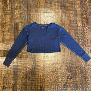 BDG Urban Outfitters Noah Notch Thermal Top in Dark Gray